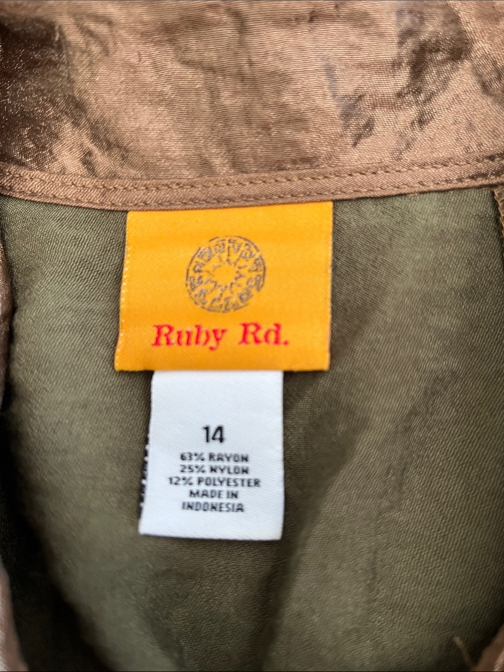 Ruby Rd. Size 14 Jacket Long Sleeves Button Front - Picture 2 of 3
